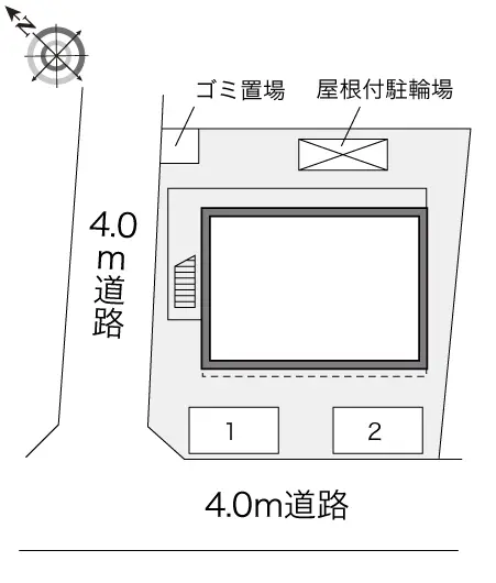 ★手数料０円★藤沢市長後　月極駐車場（LP）